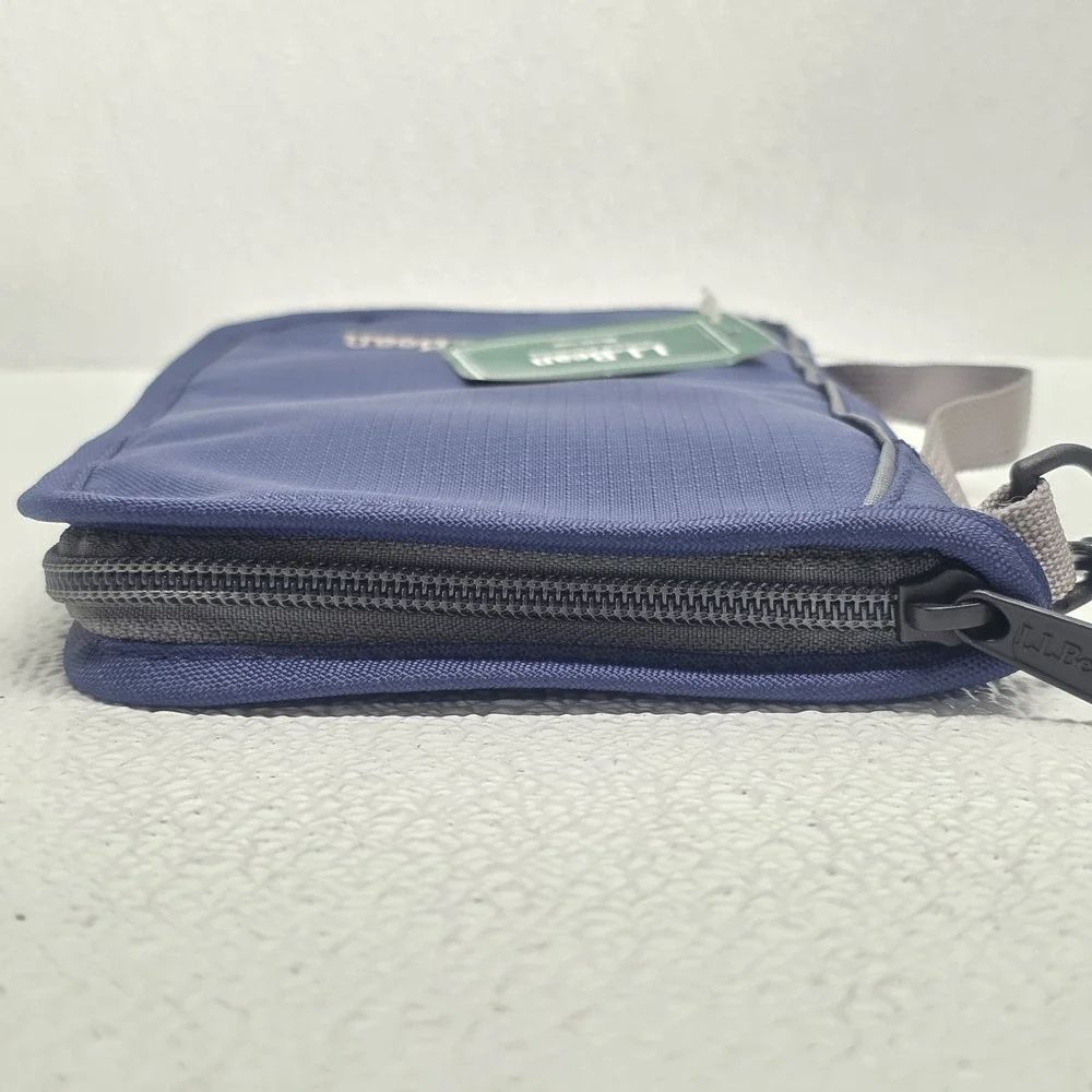 LL Bean Travel Passport Ticket Organizer III Wallet - Night Blue BRAND NEW
